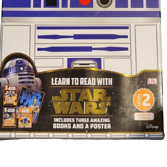 Star Wars NEW Disney Learn to Read 3 book set + poster level 2 - Picture 4 of 7